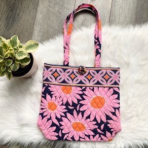 Vera Bradley Pink and Orange Floral Tote